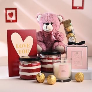 Love Lit N Delight With Roses