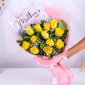 Roses Dipped In Sun For Mom