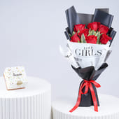 Roses Love Desire N Chocolates Combo