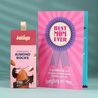 Roses N Sweet Treats For Mom Gift Set