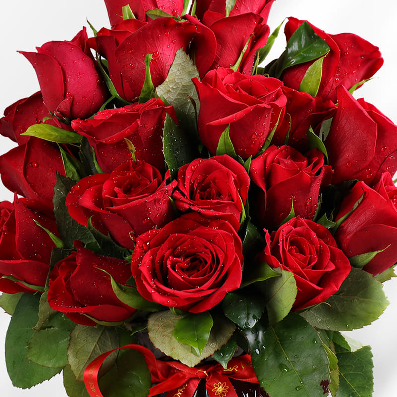 Timeless Red Rose Arrangement