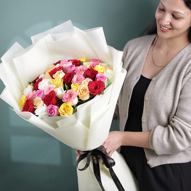 Rosy Dream In Full Bloom