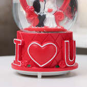 Buy Rotating Love Couple Showpiece Zoomed View