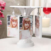Personalised Rotating Picture Showpiece