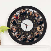 Round Photo Wall Clock