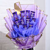 Bunch Of 10 Chocolate Bouquet