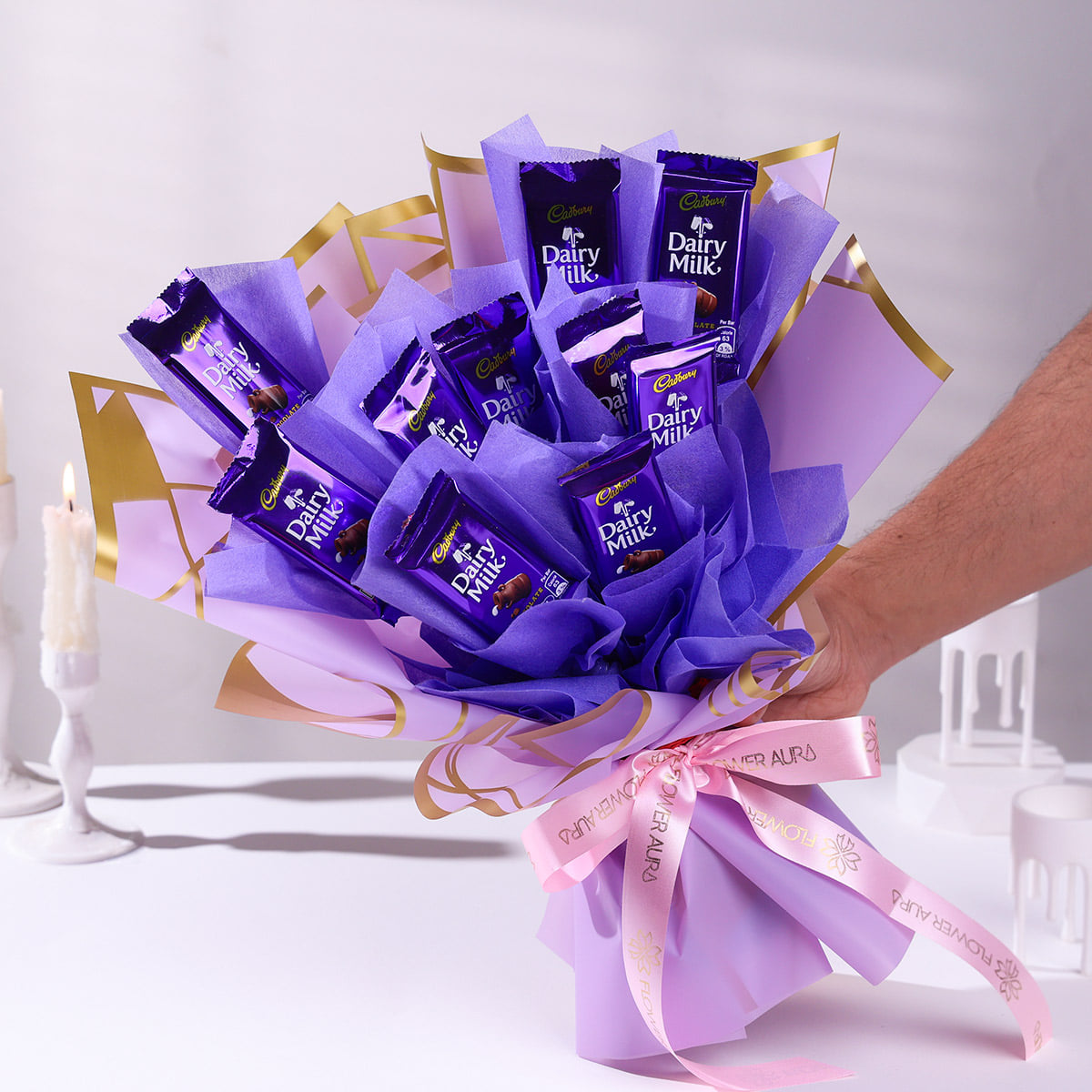 Bunch Of 10 Chocolate Bouquet