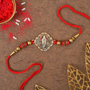 Royal Ganesha Rakhi - Designer Rakhi Online