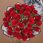 Order Royal Love Red Rose Arrangement for Valentine