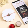 Royal Meenakari Rakhi With Dark Chocolate