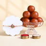Royal Meenakari Rakhi With Gulab Jamun