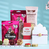 Royal Rakhi With Nuts N Treats