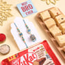 Royal Teal Bhai Bhabhi Rakhi With Sweet N Choco