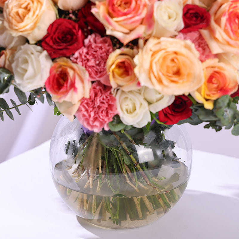 Ruby Rose Vase
