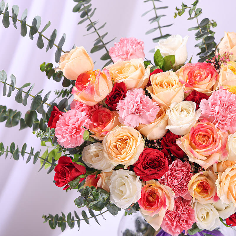 Ruby Rose Vase