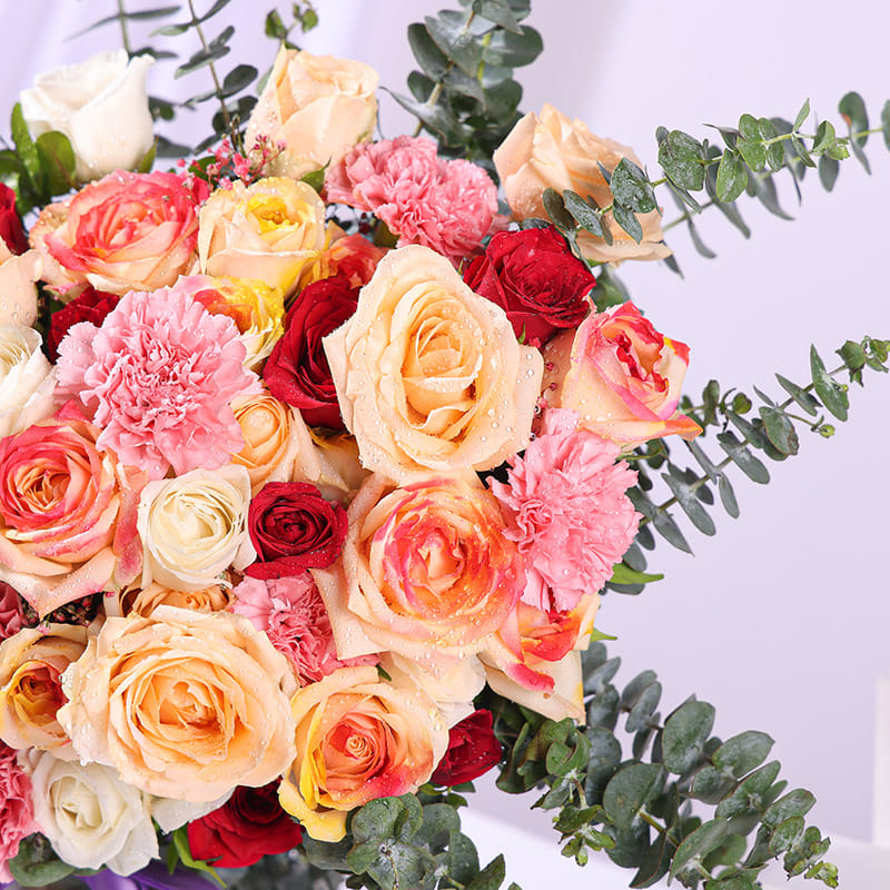 Ruby Rose Vase