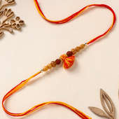 Rudraksha Beads Tassel Rakhi