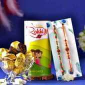 Rudraksha Paan Rakhi Duo