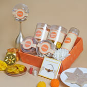 Rudraksha Rakhi N Festive Bites Hamper
