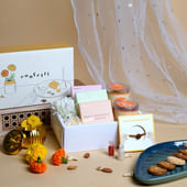 Rudraksha Rakhi N Festive Snacks Hamper