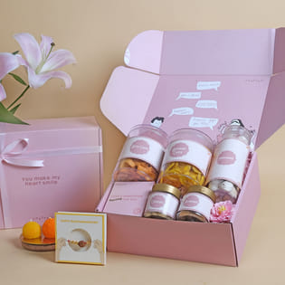 Rudraksha Rakhi N Indulgent Treats Hamper