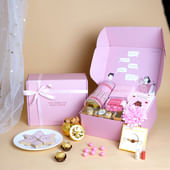 Rudraksha Rakhi N Luxury Delight Hamper