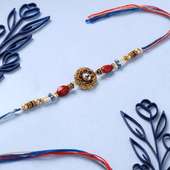 Rustic Stone Rakhi with Cashews Delivery in UK