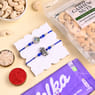 Sacred Blessings Rakhi Duo With Nuts N Chocolate