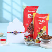 Sacred Ek Onkar Rakhi With Raisins N Trail Mix