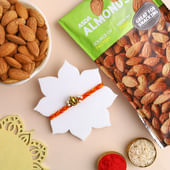 Sacred Ganesh Rakhi With Almonds