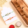Sacred Ganesha Rakhi Duo With Milk Cake