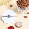 Sacred Ganesha Rakhi With Almonds