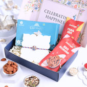 Sacred Ganesha Rakhi With Kaju Katli N Nuts