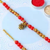 Sacred Kalash Beaded Bracelet Rakhi