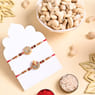 Sacred Om N Ganesha Rakhi With Cashews
