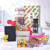Sacred Peacock Rakhi N Festive Treats Hamper
