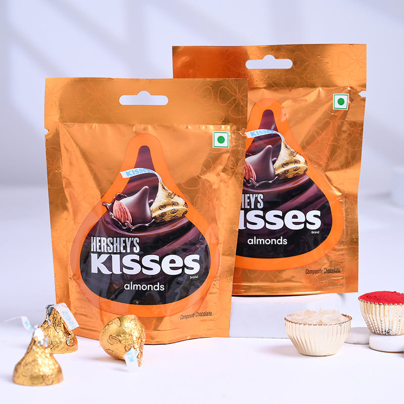 Sacred Rudraksha Divine Rakhi With Chocolates