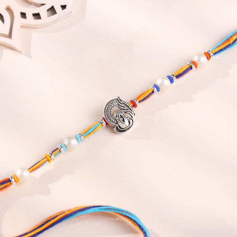 Sacred Shivling Pearl Rakhi