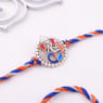 Order Sacred Silver Ganesha Rakhi Online
