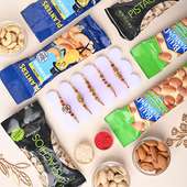 Order Rakhi Sets With Dry Fruits Hamper for Brother