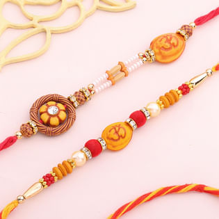 Sacred Two Om Rakhi