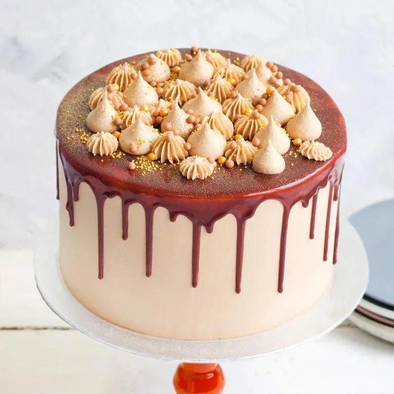 Salted Caramel Drip Cake