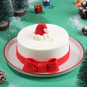Santa Cap Christmas Cake