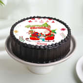 Santa Sleigh Celebration Cake