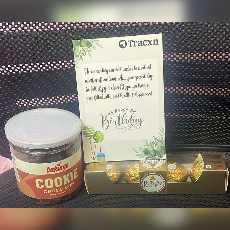 TRACXN BIRTHDAY COURIER PRODUCT with A6 Size Letter Print Project 2