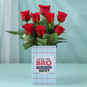 Scarlet Roses For Brother