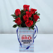 Scarlet Roses For Brother