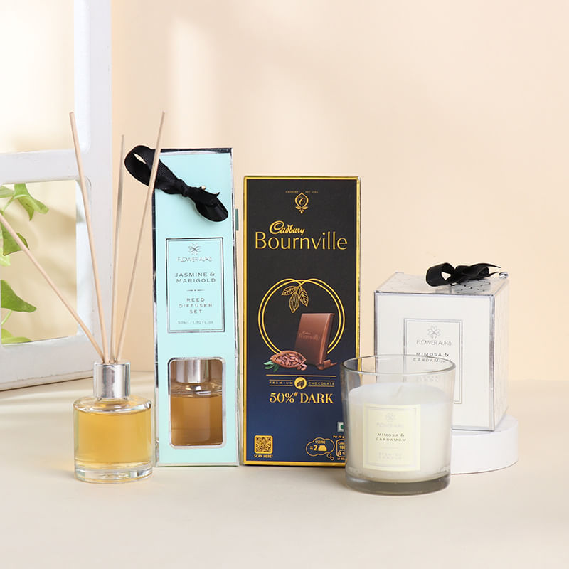 Jasmine Diffuser N Candle Gift Box