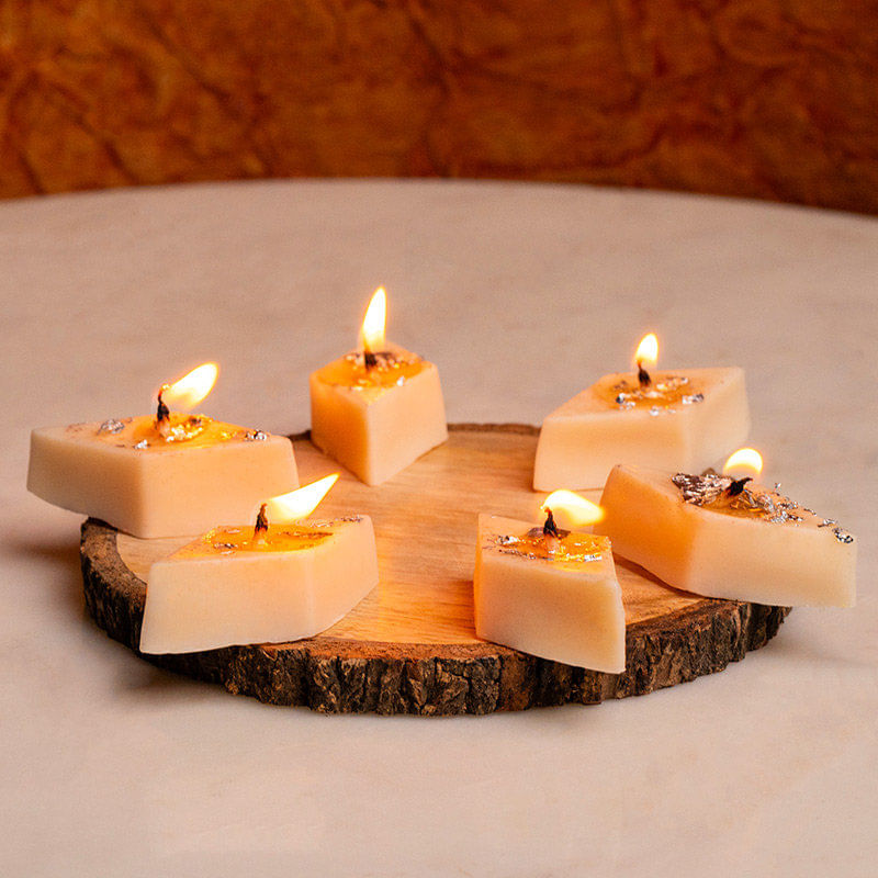 Scented Kaju Katli Candles