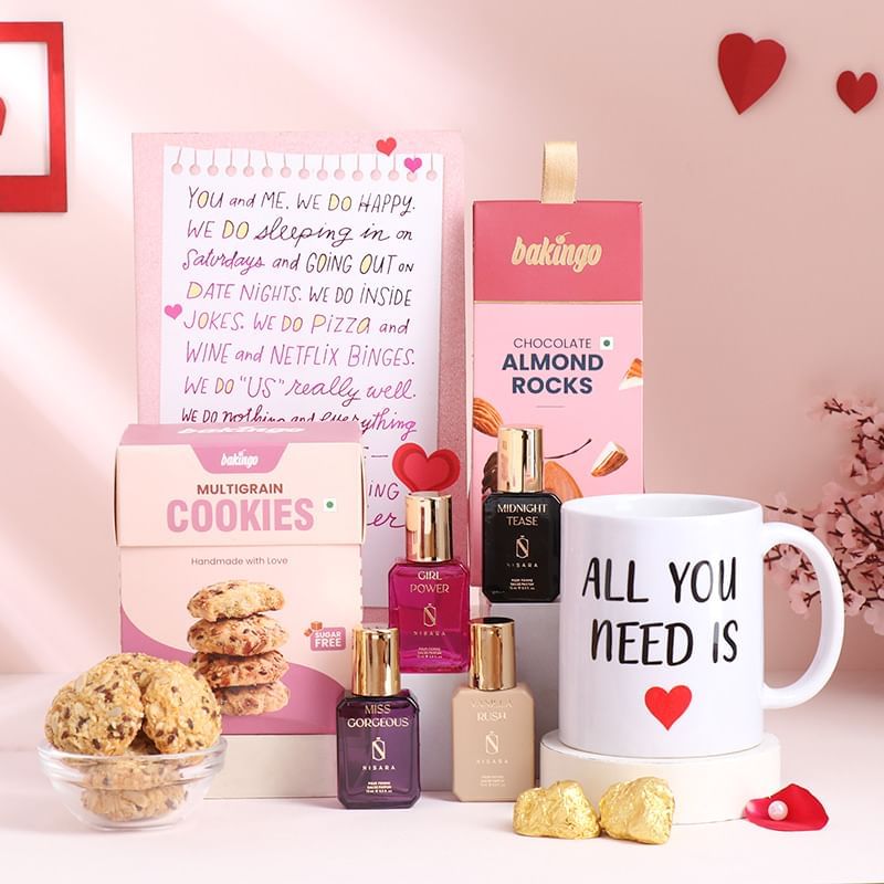 Scented Moments Of Love Hamper